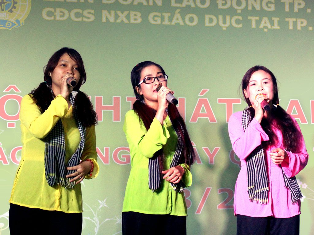 Các tiết mục tham gia hội thi Karaoke chào mừng ngày 8/3