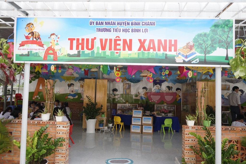 Thư viện xanh của trường TH Bình Lợi - Huyện Bình Chánh
